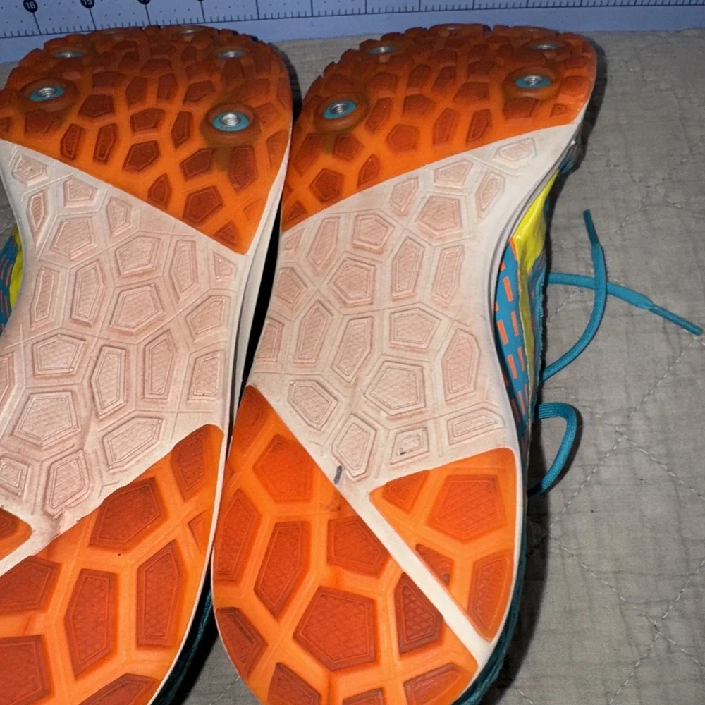 Nike Zoom Rival XC, Track Running Shoe Turquoise, orange, Yellow Size 10.5
